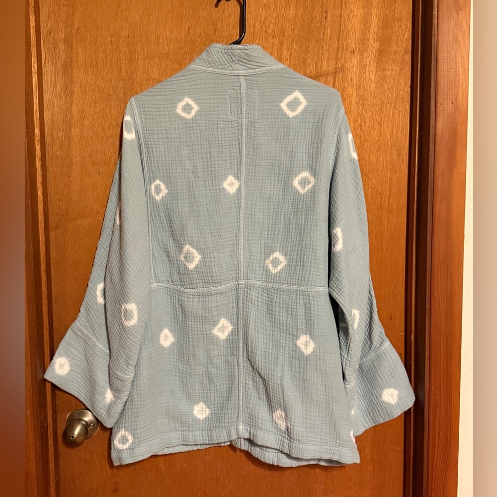 Madewell Shibori Lightspun Seamed Robe Jacket Cardigan NWOT - Picture 5 of 12